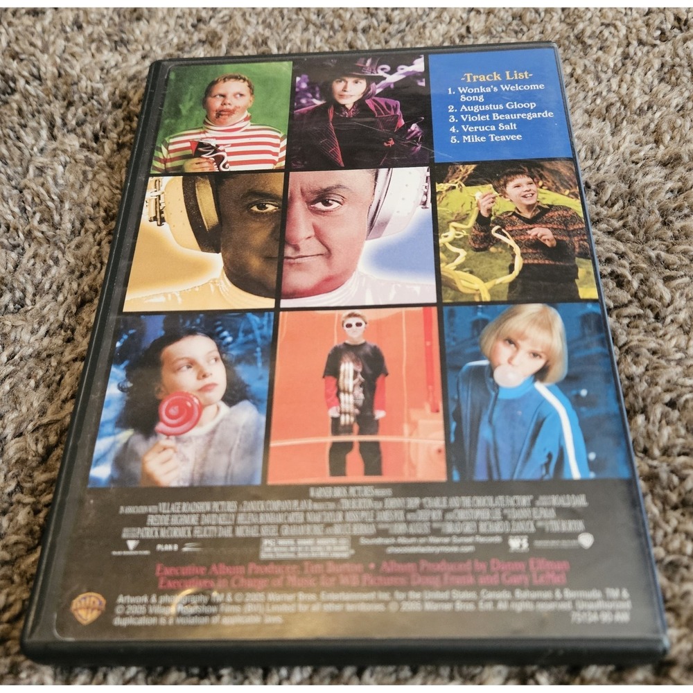Charlie and the Chocolate Factory CD SOUNDTRACK SAMPLER (2005) RARE RARE - Picture 2 of 3
